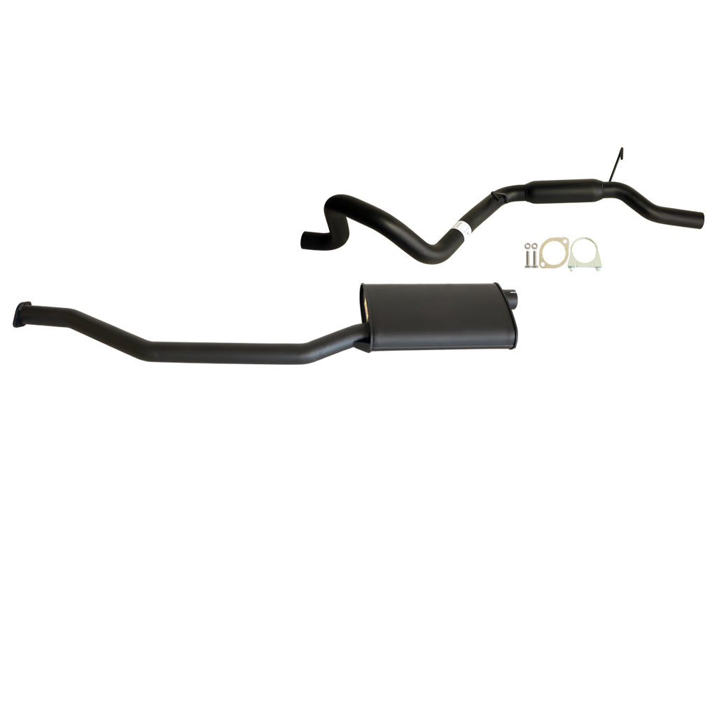 ESA - Ford Falcon EA EB ED EL EF AU 6Cyl Sedan 2 1/2" Catback Kit Inc Everflo Muffler & Hotdog