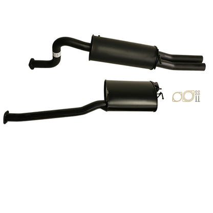 ESA - Ford Falcon FG Ute XR XR6 2 1/2" Catback Kit Inc 2 x Everflo Mufflers Dual Outlet