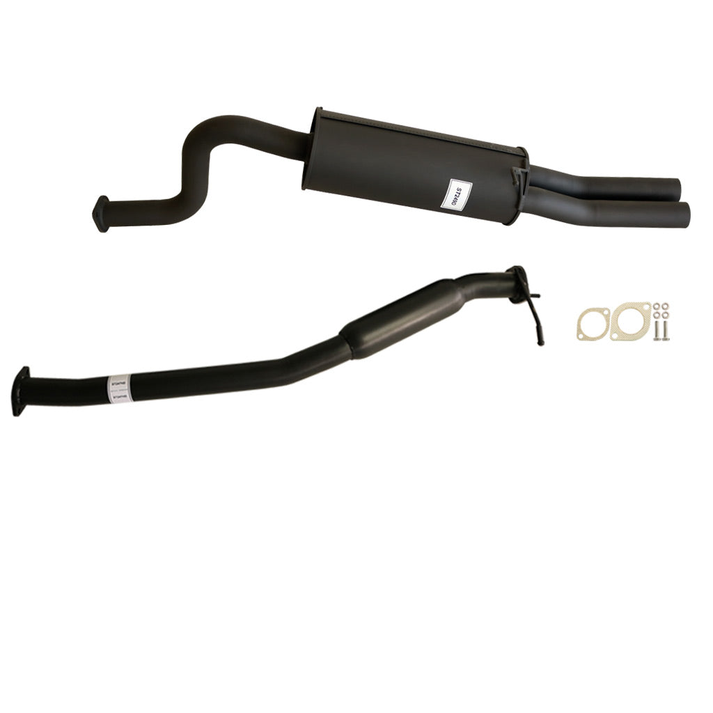 ESA - Ford Falcon BA - BF Ute XR XR6 2 1/2" Catback Kit Inc Hotdog & Everflo Muffler Dual Outlet