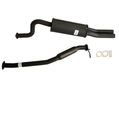 ESA - Ford Falcon BA - BF Ute XR XR6 2 1/2" Catback Kit Inc Hotdog & Everflo Muffler Dual Outlet