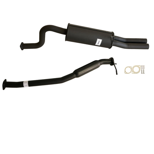 ESA - Ford Falcon BA - BF Ute XR XR6 2 1/2" Catback Kit Inc Hotdog & Everflo Muffler Dual Outlet