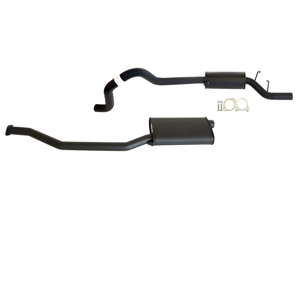 ESA - Ford Falcon EA EB EL EF AU 6Cyl Wagon 2 1/2" Catback Kit Inc 2 x Everflo Mufflers