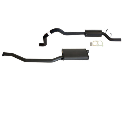 ESA - Ford Falcon EA EB EL EF AU 6Cyl Wagon 2 1/2" Catback Kit Inc 2 x Everflo Mufflers