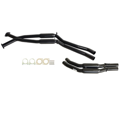 ESA - Holden Commodore VT-VZ V6 & V8 Sedan Twin 2 1/2" Kit - Inc Xpipe & Everflo Hotdogs