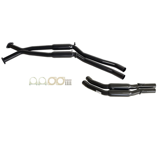 ESA - Holden Commodore VT-VZ V6 & V8 Sedan Twin 2 1/2" Kit - Inc Xpipe & Everflo Hotdogs