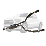 ESA 4X4 - Ram 1500 DT 6.2L Supercharged V8 Ute Twin 3" Cat Back Exhaust System with 5" Black Chrome Tips for Limited and Laramie