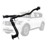 ESA 4X4 - Nissan Y62 Patrol 8cyl 5.6L V8 3 Inch Exhaust With Centre Pipe And Rear Muffler