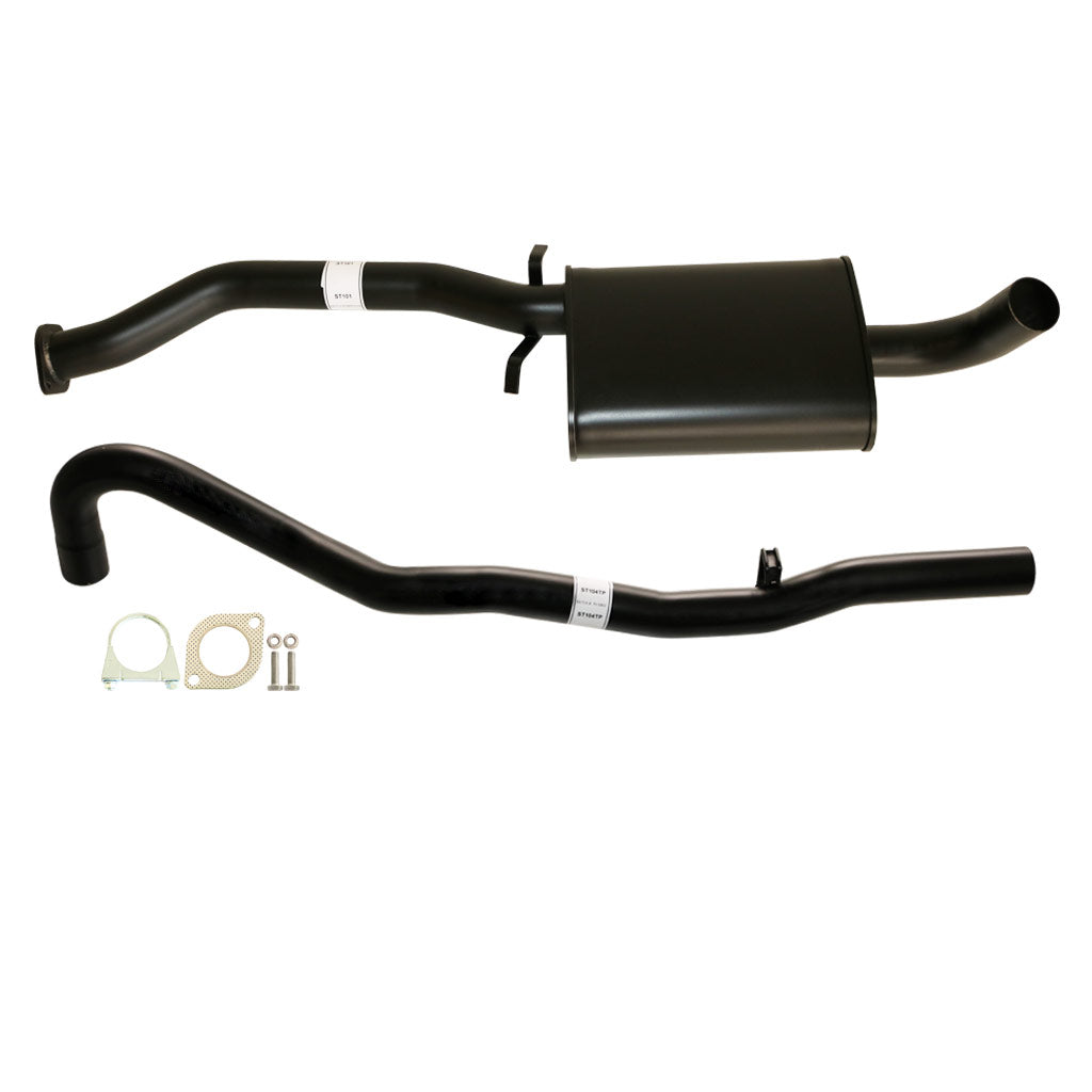 ESA - Holden Commodore VL Turbo/V8 2 1/2" Catback Kit Inc 2 x Everflo Muffler & Tailpipe