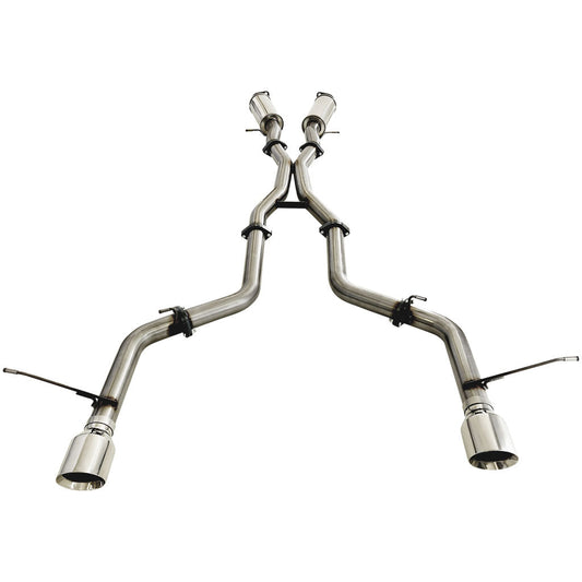 ESA 4X4 - Jeep Grand Cherokee SRT 6.4L V8 (2012-2021) SUV 3" Cat Back Stainless Steel Exhaust with Twin Pipe Rear and Chrome Tip Option