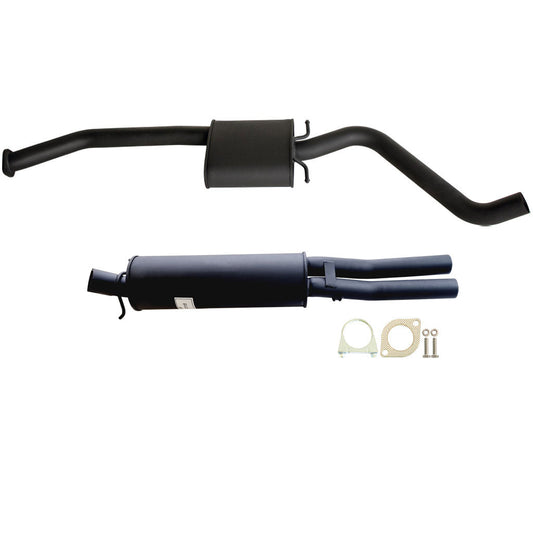 ESA - Holden Statesman VQ-VR V6 / VS V8 2 1/2" Catback Kit Inc 2 x Everflo Mufflers Rear Dual Outlet