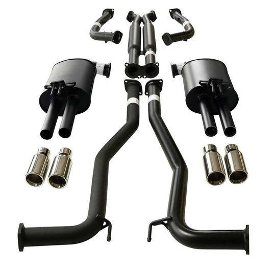 ESA - Holden Commodore VE, VF V6 V8 Ute 2 1/2" Kit with 2 x Hotdog - X-Pipe & 4 x SC Tips