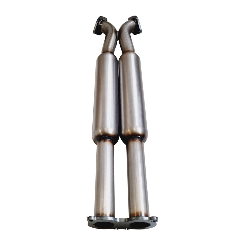 ESA - Holden Commodore VE, VF V6 V8 Sedan Wagon Ute Twin 2 1/2" Xpipe - Hotdog Centre Stainless