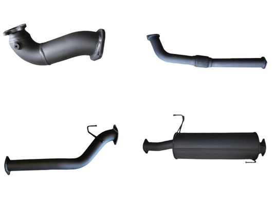 Manta | 3in Turbo Back No Cats with Muffler | Holden Colorado RC 3.0L SWB 2010–2012