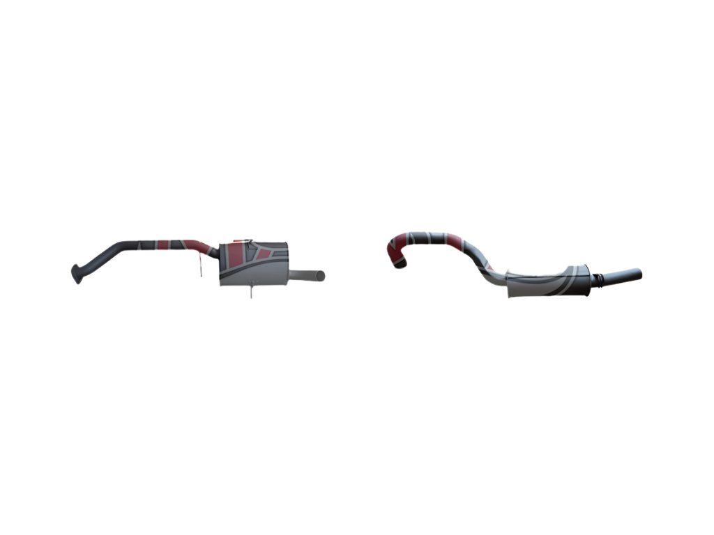 Manta | Single 2.5″ Cat Back Exhaust System | Holden Commodore VG VP VR VS V6 V8 Ute Wagon 1990–2000