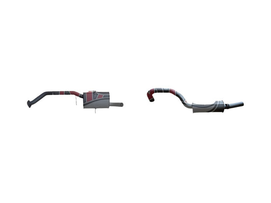 Manta | Single 2.5″ Cat Back Exhaust System | Holden Commodore VG VP VR VS V6 V8 Ute Wagon 1990–2000