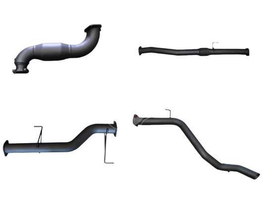 Manta | 3″ Turbo Back Exhaust with Cat & No Muffler | Isuzu MU-X 3.0L SUV 2013–2017