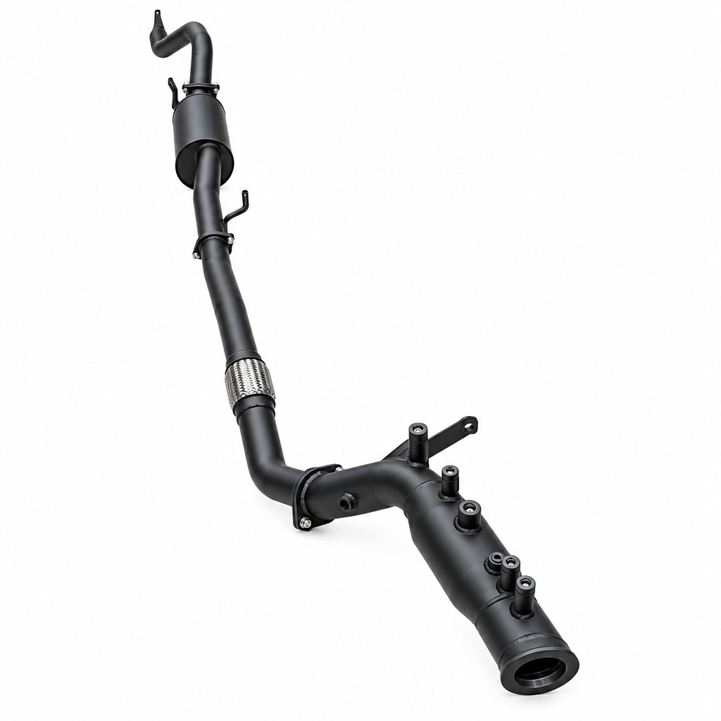 Manta 3″ Aluminised Turbo Back Exhaust Muffler With Cat | Toyota Fortuner GUN156R 2.8L 1GD 2015–2025