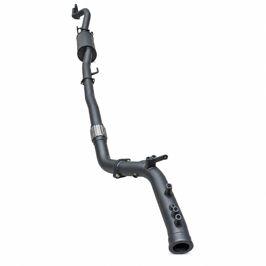 Manta 3″ Aluminised Turbo Back Exhaust Muffler Without Cat | Toyota Fortuner GUN156R 2.8L 1GD 2015–2025
