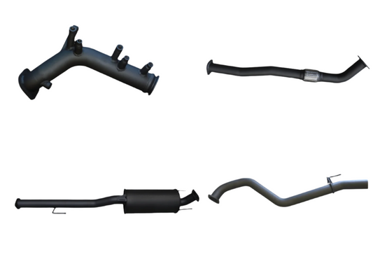 Manta - Toyota Hilux GUN125R 2.4L Turbo Back 3in Muffler NO Cat