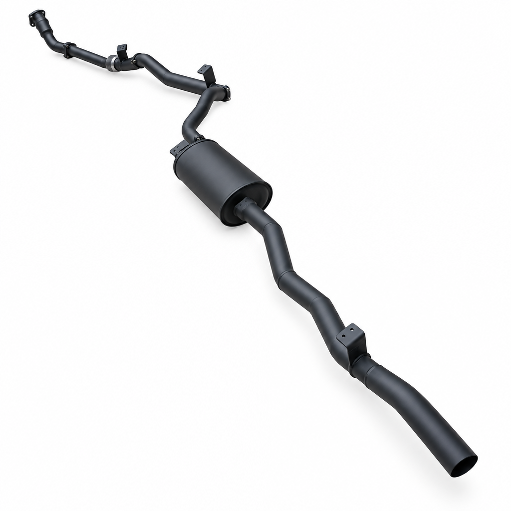 Manta 3″ Aluminised Turbo Back Exhaust With Cat & With Muffler | Toyota Landcruiser 79 Series GDJ79 Ute 2.8L TD 2023–on