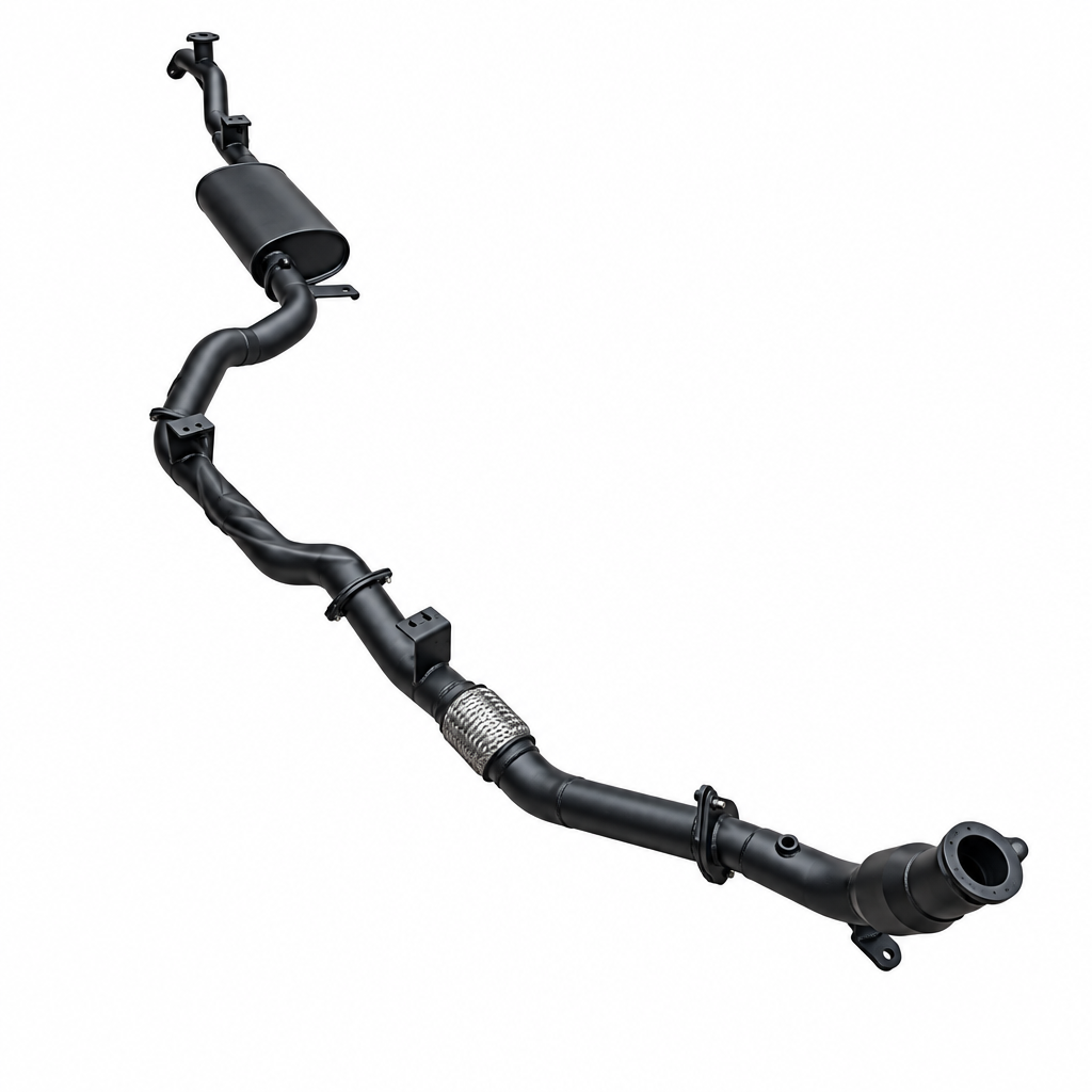 Manta 3″ Aluminised Turbo Back Exhaust Without Cat & With Muffler | Toyota Landcruiser 79 Series GDJ79 Ute 2.8L TD 2023–on