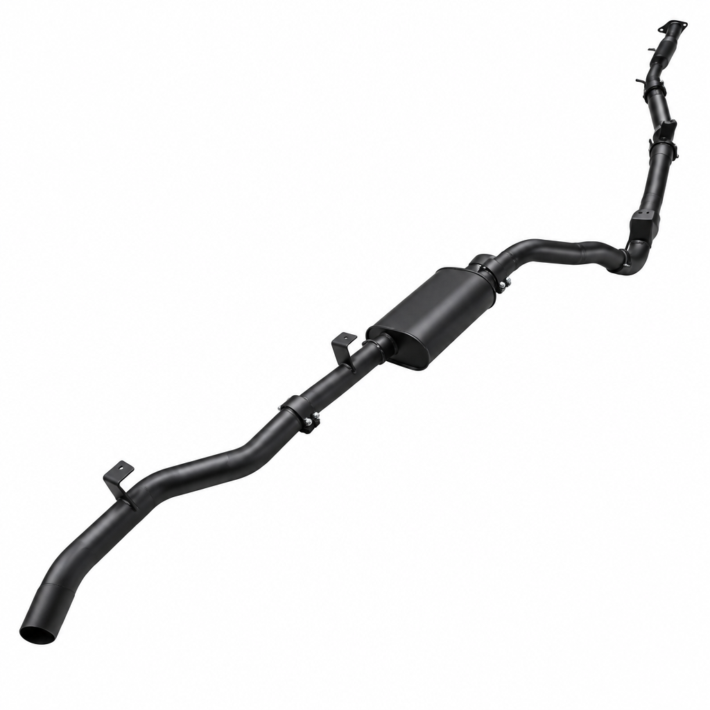 Manta 3″ Aluminised Turbo Back Exhaust Without Cat & With Muffler | Toyota Landcruiser 79 Series GDJ79 Ute 2.8L TD 2023–on