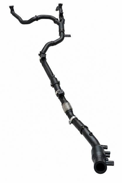 Manta Twin 3″ Aluminised Turbo Back Exhaust With Cat & With Hotdog | Toyota Landcruiser 79 Series GDJ79 Ute 2.8L TD 2023–on