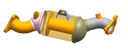 Clean Core Catalytic Converter Delete Pipe (Off-Road Use Only) Toyota Landcruiser 4.5L V8, view 2