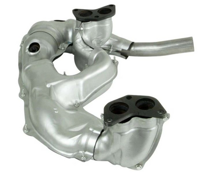 CleanCore | Euro 4 Front 1/2 Manifold Cat Assembly | Subaru Impreza RS RX Sedan & Hatch 2.0L 2.5L 2007–2012