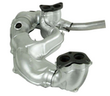 CleanCore | Euro 4 Front 1/2 Manifold Cat Assembly | Subaru Impreza RS RX Sedan & Hatch 2.0L 2.5L 2007–2012