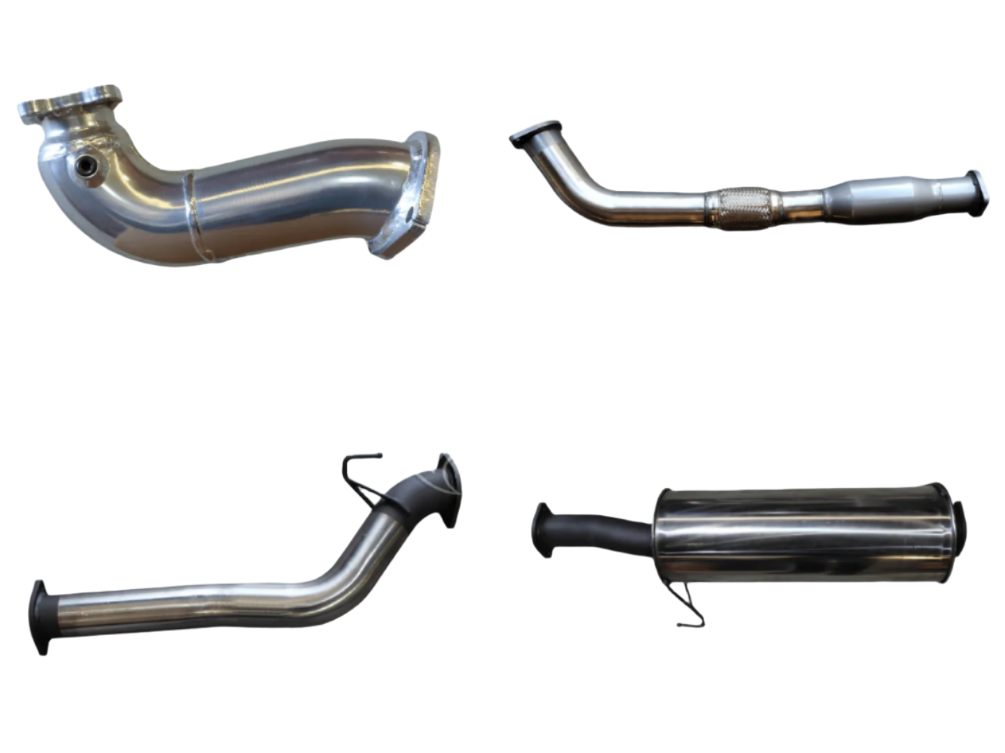 Manta | 3in Turbo Back with Cats & Muffler | Holden Colorado RC 3.0L SWB 2010–2012