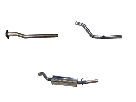 Manta | Single 2.5″ Cat Back Exhaust System Without Muffler | Holden Commodore VT VU VX VY 3.8L V6 Sedan Ute Wagon 1997–2004