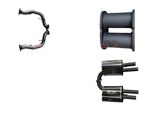 Manta | Twin 3″ Cat Back Exhaust System with Hotdog & Muffler | HSV VE E3 Clubsport GTS 6.2L V8 Sedan Sportwagon 2010–2013