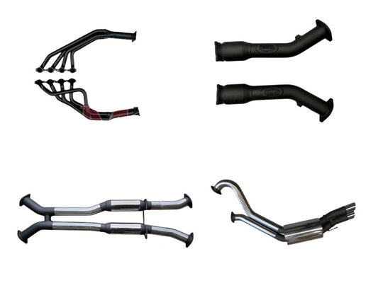 Manta | Twin 3″ Full Exhaust System with 1 3/4″ Extractors & Hotdog Mufflers | HSV Clubsport GTS Senator VY VZ V8 Sedan 2002–2006