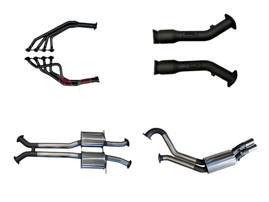 Manta | Dual 3″ Full System with 1 3/4″ Extractors Muffler/Muffler | Holden Commodore VU VY VZ V8 Ute 2000–2007