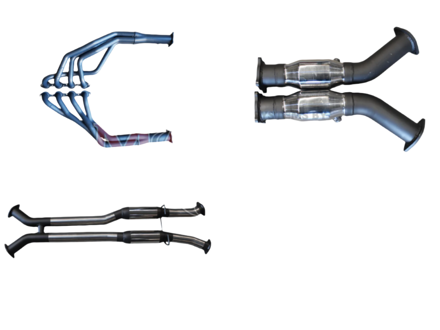 Manta | Twin 3″ Full Exhaust System with 1 3/4″ Extractors Hotdog/Muffler | Holden Statesman WH 5.7L V8 LWB Sedan 1999–2003