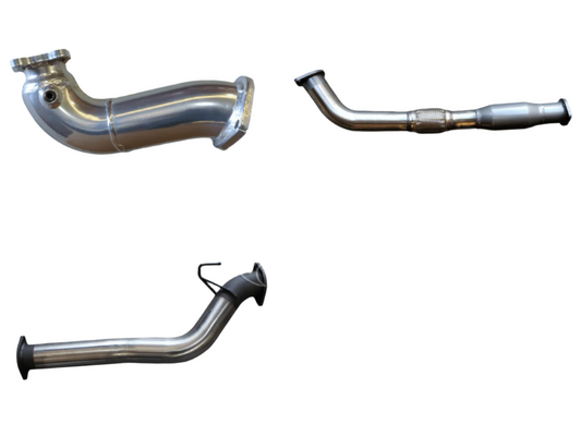Manta | 3in Turbo Back with Cats & No Muffler | Holden Colorado RC 3.0L SWB 2010–2012