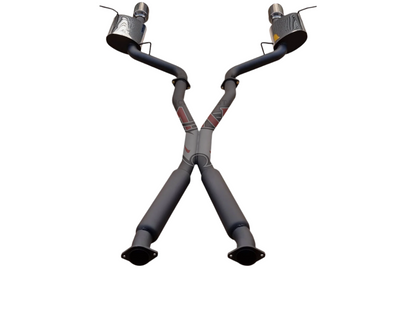 Manta - Jeep Grand Cherokee WK2 SRT 6.4L V8 - Twin 3" Cat Back Exhaust System with Chrome Tips - Hotdog/Muffler