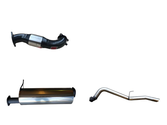 Manta | 3″ Turbo Back Exhaust with Cat & Muffler | Mitsubishi Triton MN 2.5L CRD Auto Ute 2008–2015