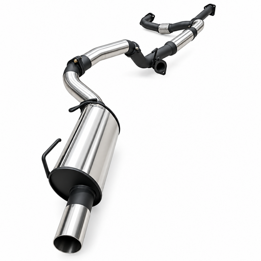 Manta 3″ Stainless Cat Back Exhaust With Centre Hotdog & Bi-Modal Integration | Nissan Patrol Y62 Wagon 5.6L V8 2023–on