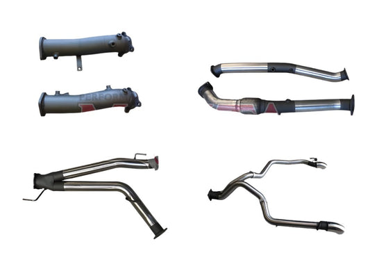 Manta | Dual 3″ Turbo Back without Cats, No Mufflers | Landcruiser VDJ200 V8 Wagon 2015–2021 Exit L&R