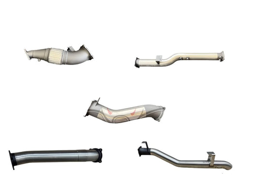 Manta | 4″ Turbo Back Exhaust No Cat No Muffler | Toyota Landcruiser VDJ79 V8 Ute 2016–2025 (DPF Models)