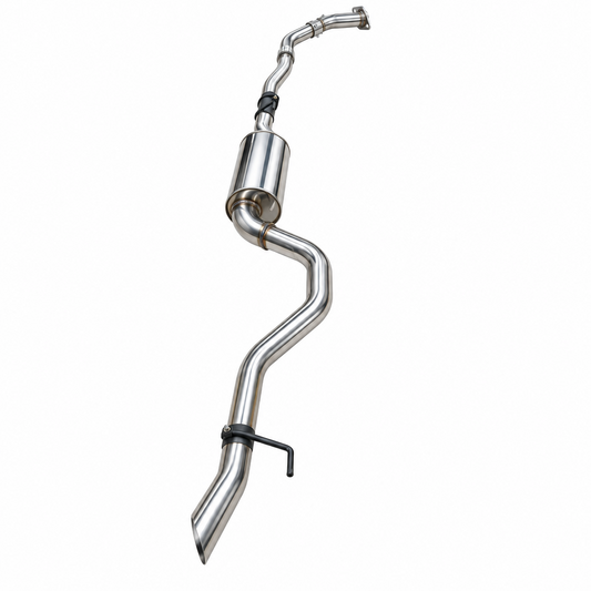 Manta 3″ Stainless Turbo Back Exhaust Muffler With Cat | Toyota Fortuner GUN156R 2.8L 1GD 2015–2025