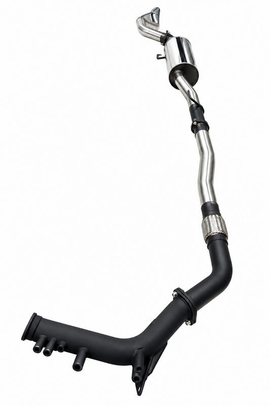 Manta 3″ Stainless Turbo Back Exhaust Muffler Without Cat | Toyota Fortuner GUN156R 2.8L 1GD 2015–2025