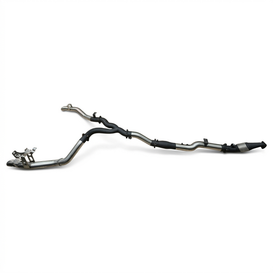 Manta Twin 4″ Stainless Turbo Back Exhaust With Cat & Without Muffler | Toyota Landcruiser 79 Series VDJ79 Ute 4.5L V8 TD 2016–on