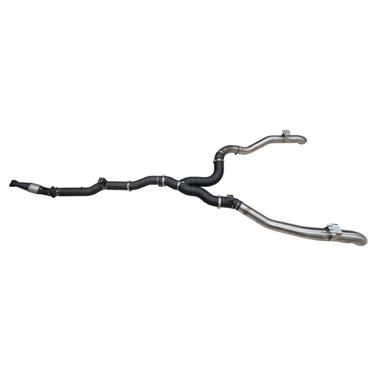 Manta Twin 4″ Stainless Turbo Back Exhaust Without Cat & Without Muffler | Toyota Landcruiser 79 Series VDJ79 Ute 4.5L V8 TD 2016–on