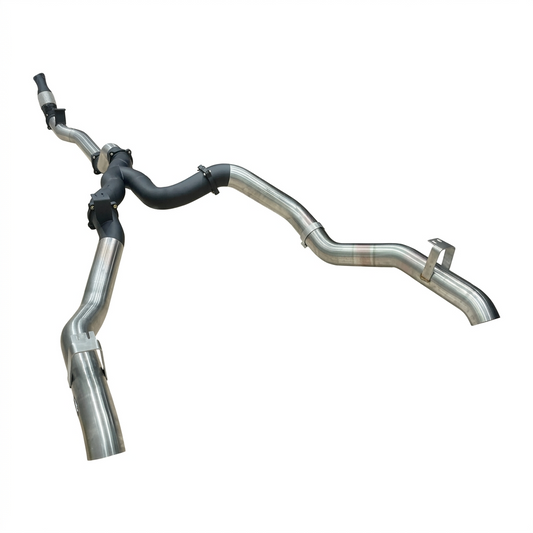 Manta Twin 4″ Stainless Turbo Back Exhaust No Cat & No Muffler | Toyota Landcruiser 79 Series VDJ79 Dual Cab Ute 4.5L V8 TD 2012–2016