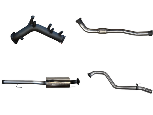 Manta - Toyota Hilux GUN125R 2.4L Turbo Back 3in Muffler NO Cat