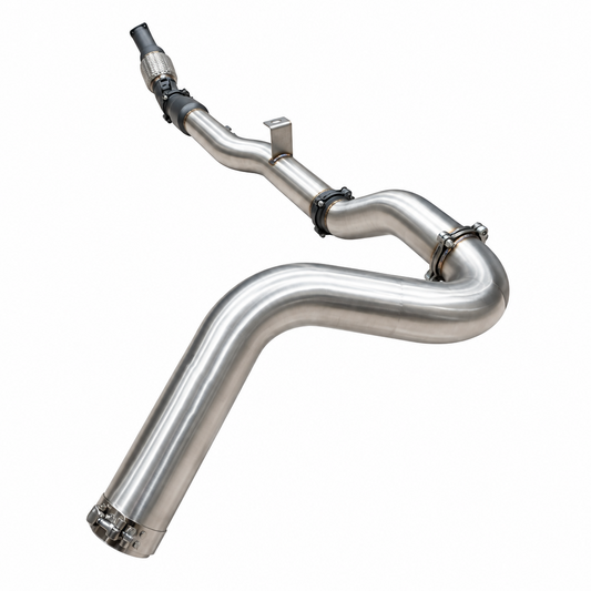 Manta 4″ Stainless Turbo Back Exhaust Side Exit With Cat & Without Muffler | Toyota Landcruiser 79 Series VDJ79 Single Cab 4.5L V8 2016–2025