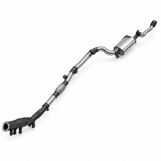 Manta 3″ Stainless Turbo Back Exhaust With Cat & With Muffler | Toyota Landcruiser 79 Series GDJ79 Ute 2.8L TD 2023–on